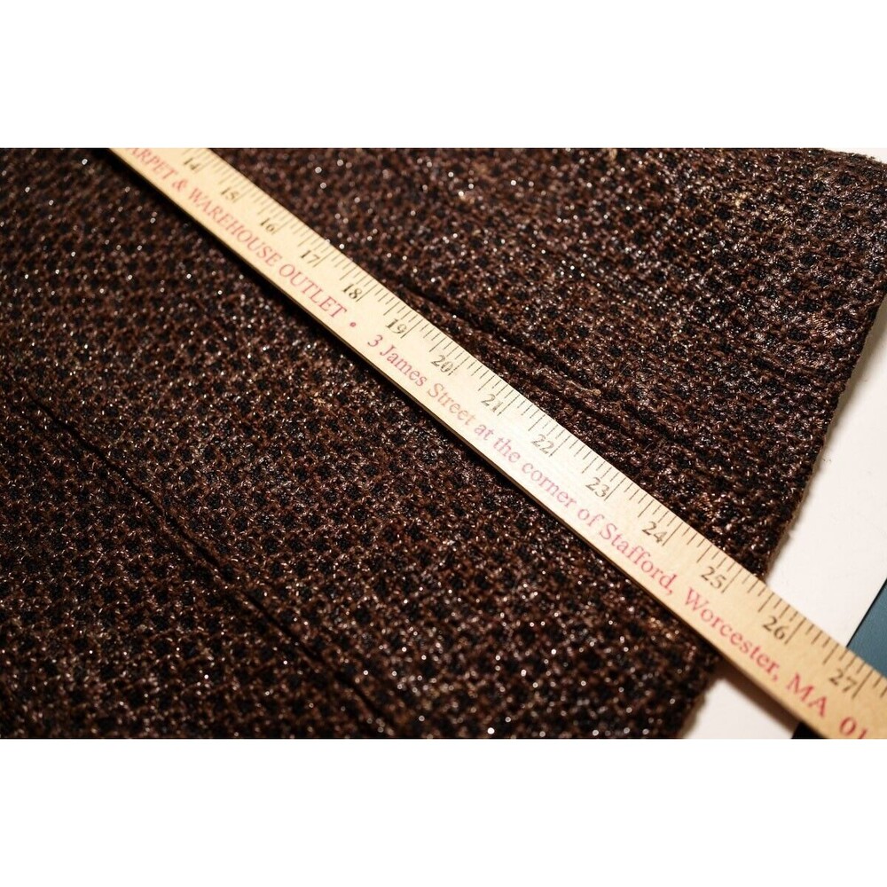 Chico's Brown Textured Zip-Front Jacket with Leather Trim size 3 or 18/20 - Picture 5 of 6